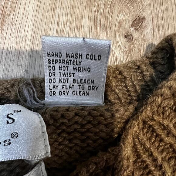 PORTRAITS BY NORTHERN ISLES Women's Pheasant Sweater Hand Knit Bird Size L - Picture 6 of 8